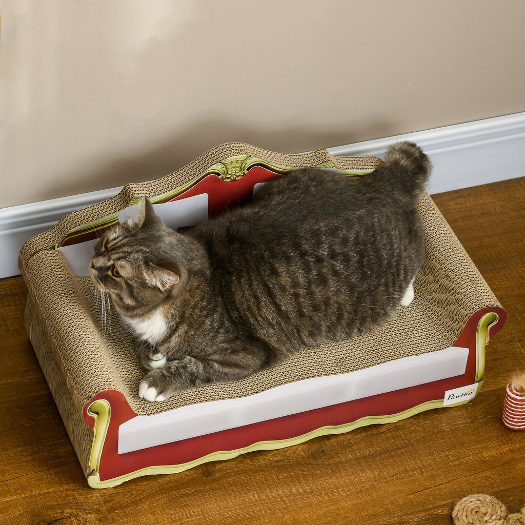 Cardboard cat scratcher sofa bed – image 2