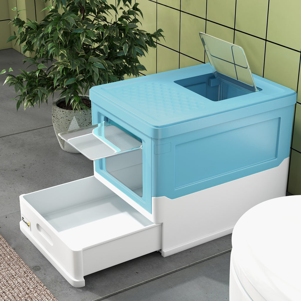 Hooded cat litter box – image 1