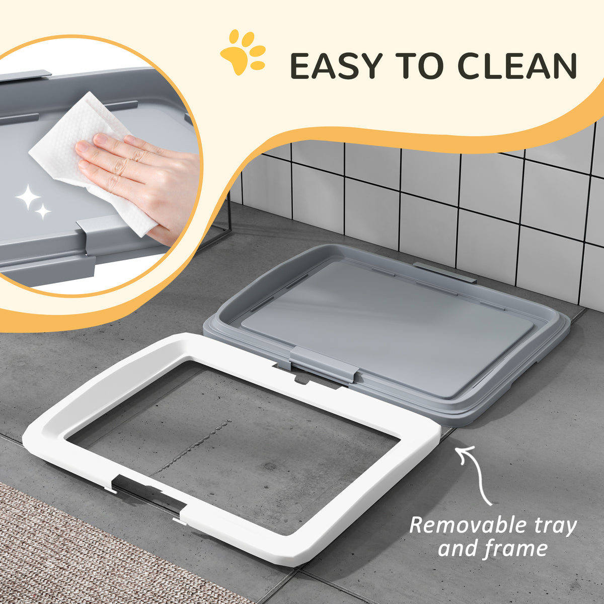 Dog toilet training tray – image 4