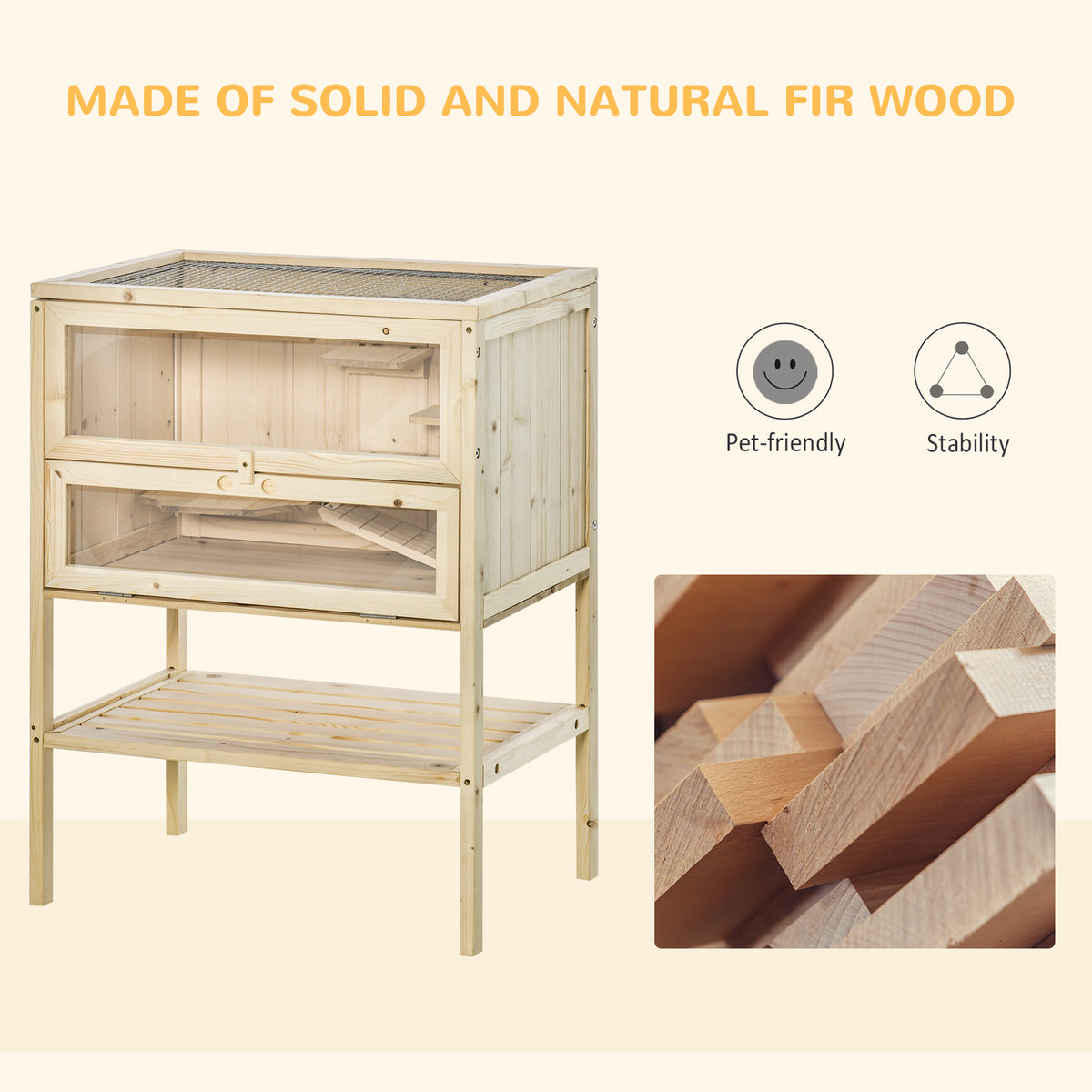 Wooden hamster cage – image 2