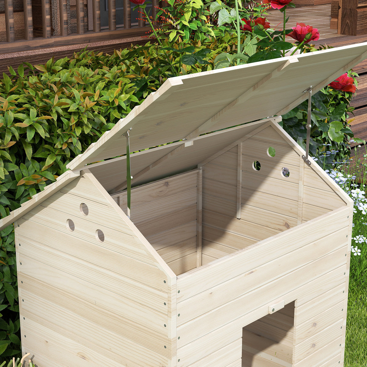 Wooden duck house – image 1
