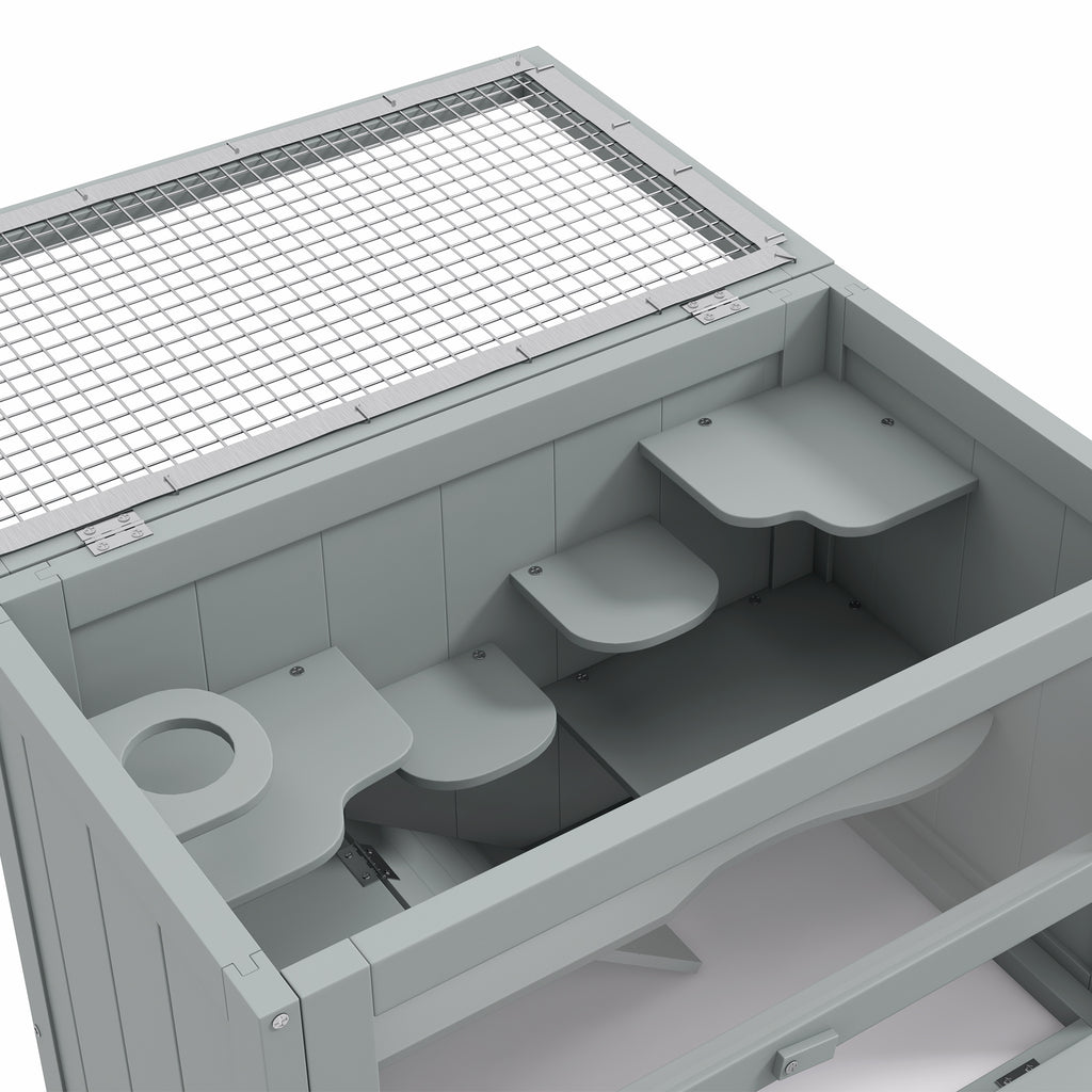 Hamster cage – grey – image 3