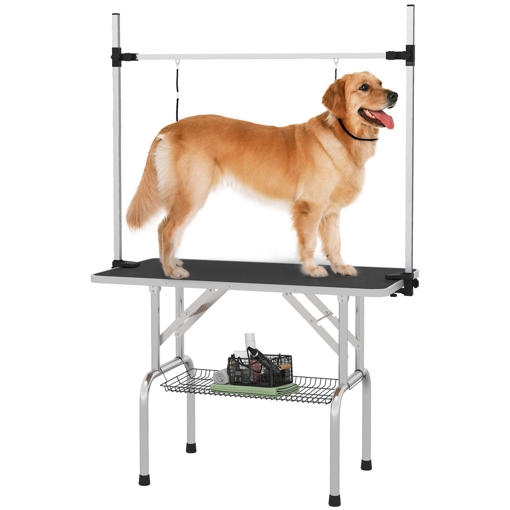 PawHut Folding Dog Grooming Table – 107cm – product view 1