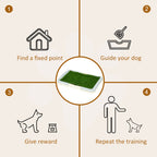 Puppy training tray with artificial grass – image 2