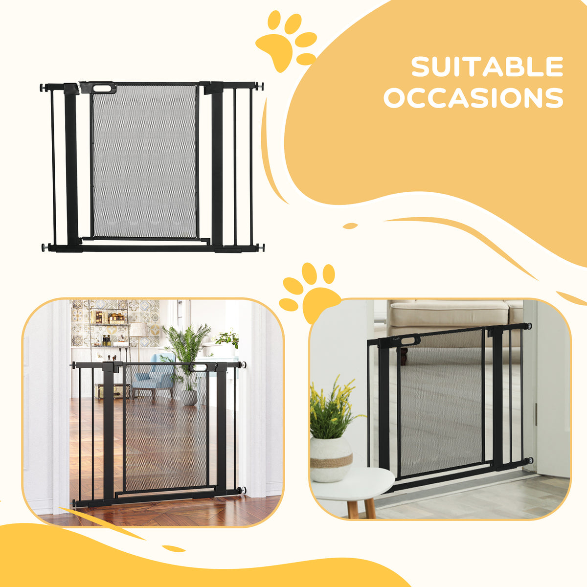Pressure-fit safety gate with extension kit – image 3