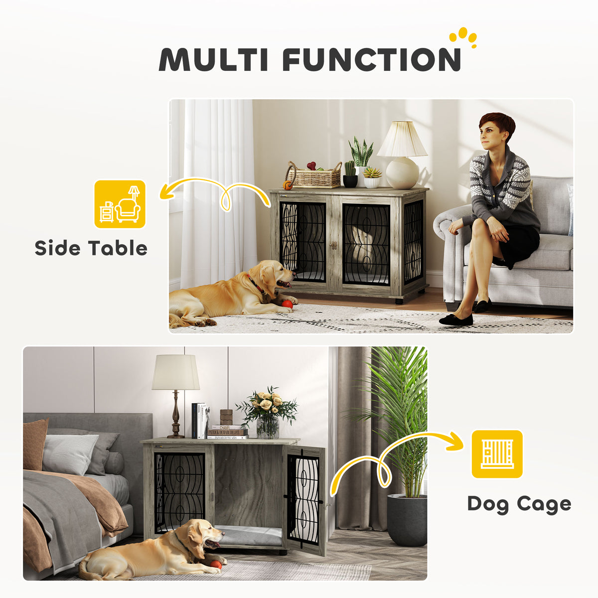 Dog crate end table – image 4