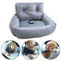 Soft Pet Car Seat Bed – Grey, 55 × 40 × 30cm – product view 1