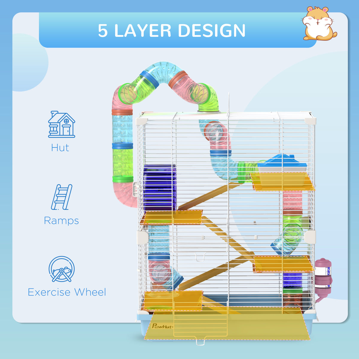 Five-tier hamster cage – image 3