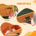 Wooden cat house – image 3