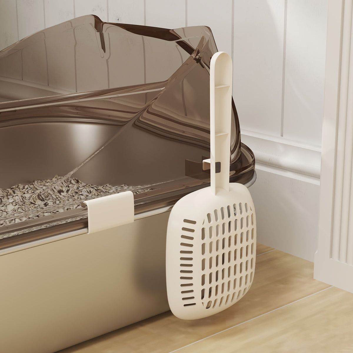 Stainless steel cat litter box – image 2