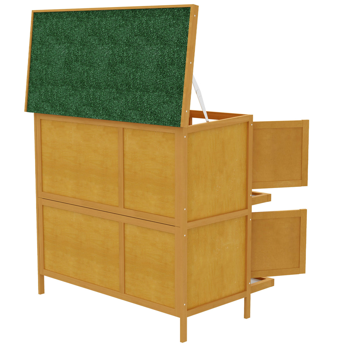 Two-tier rabbit hutch – image 3