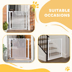 Black auto-close dog safety gate – image 3