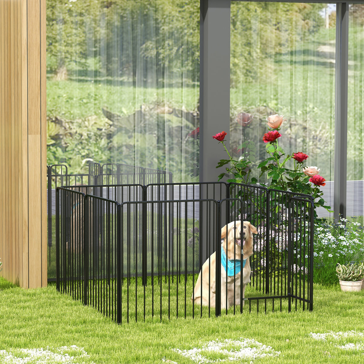 Heavy-duty dog playpen – image 4