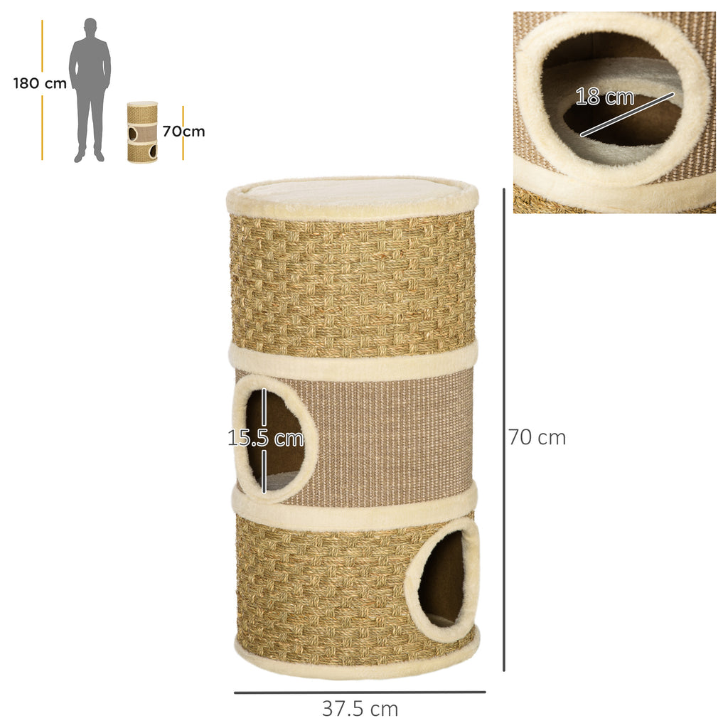 PawHut Cat Scratching Barrel – 70cm – product view 3