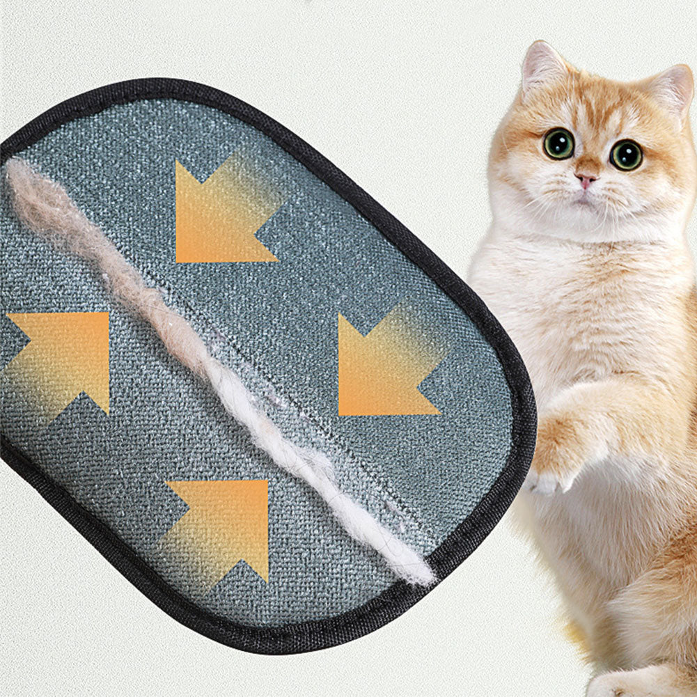 Pet grooming hair remover mitt – image 4