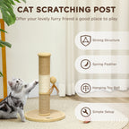PawHut Multi-Texture Cat Scratch Post – 47cm – product view 5