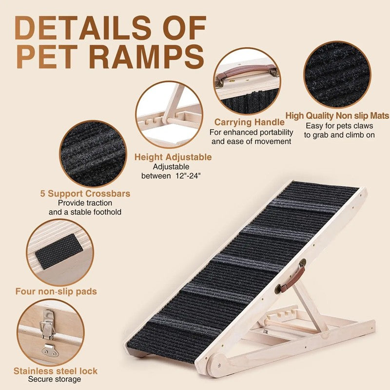 Adjustable folding pet ramp – image 4