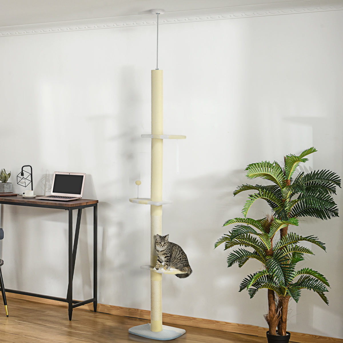Adjustable floor-to-ceiling cat tree – image 5