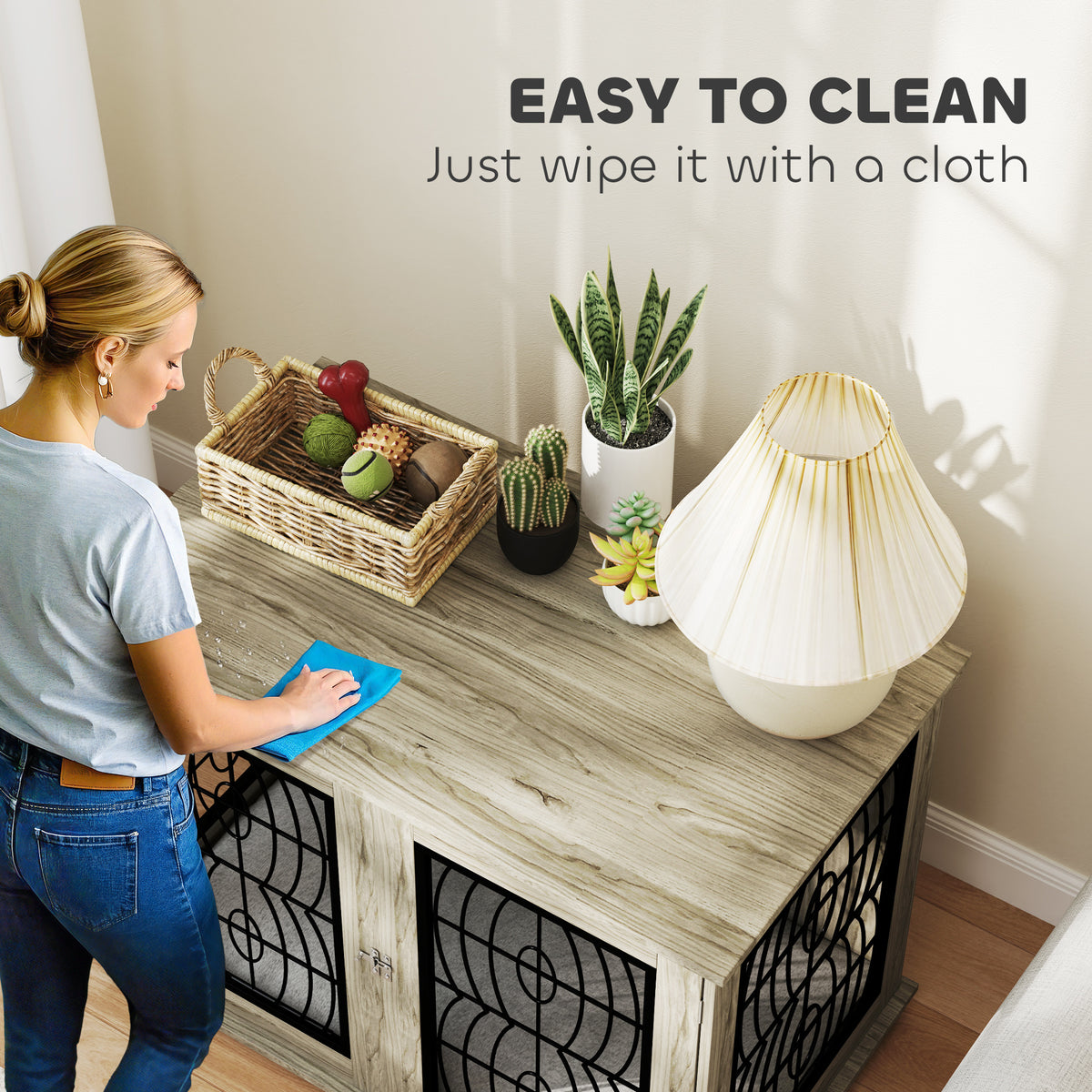 Dog crate end table – image 2
