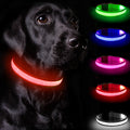 Rechargeable LED Dog Collar – Red, Medium – product view 1