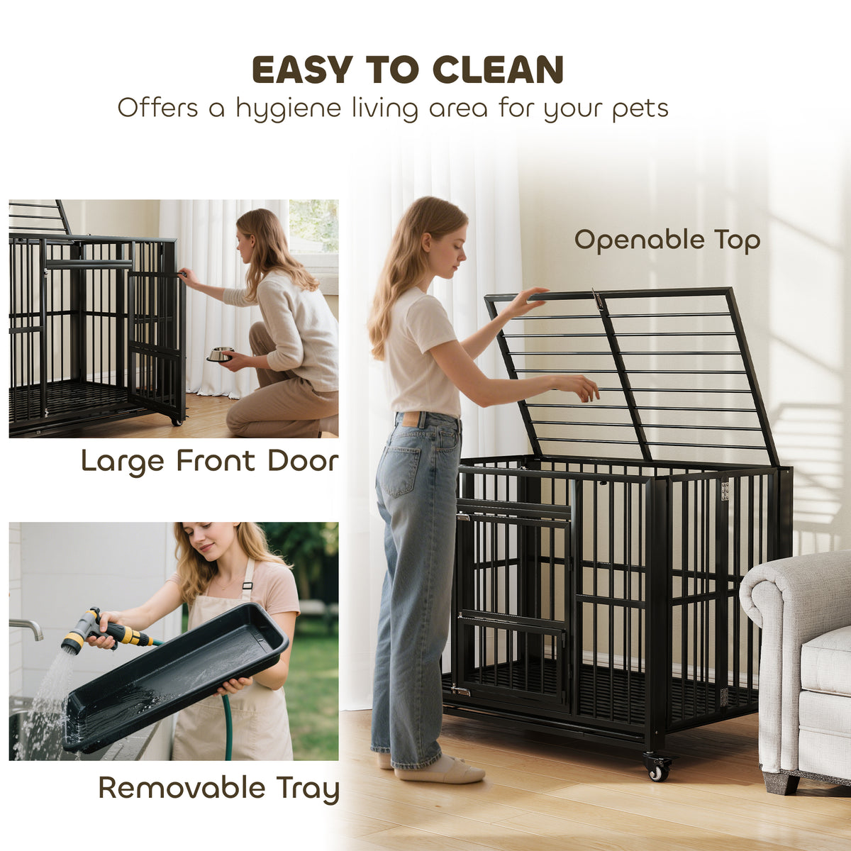 Folding dog crate – image 4