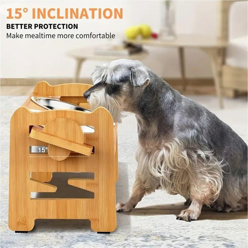 Bamboo feeding stand – image 2