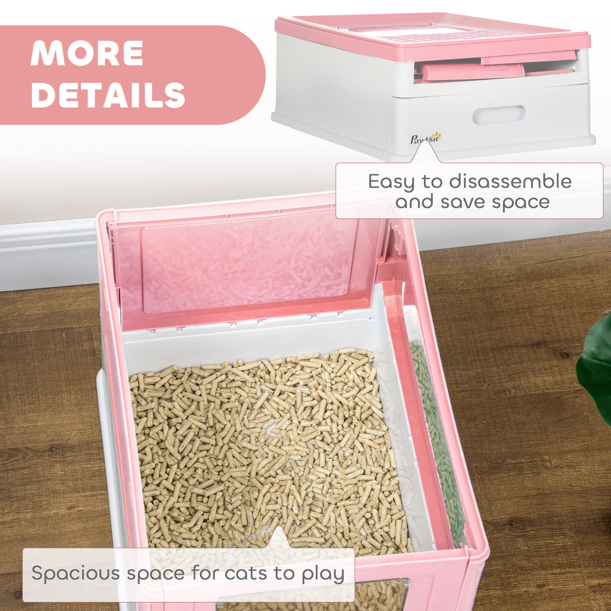 Hooded cat litter box – image 2