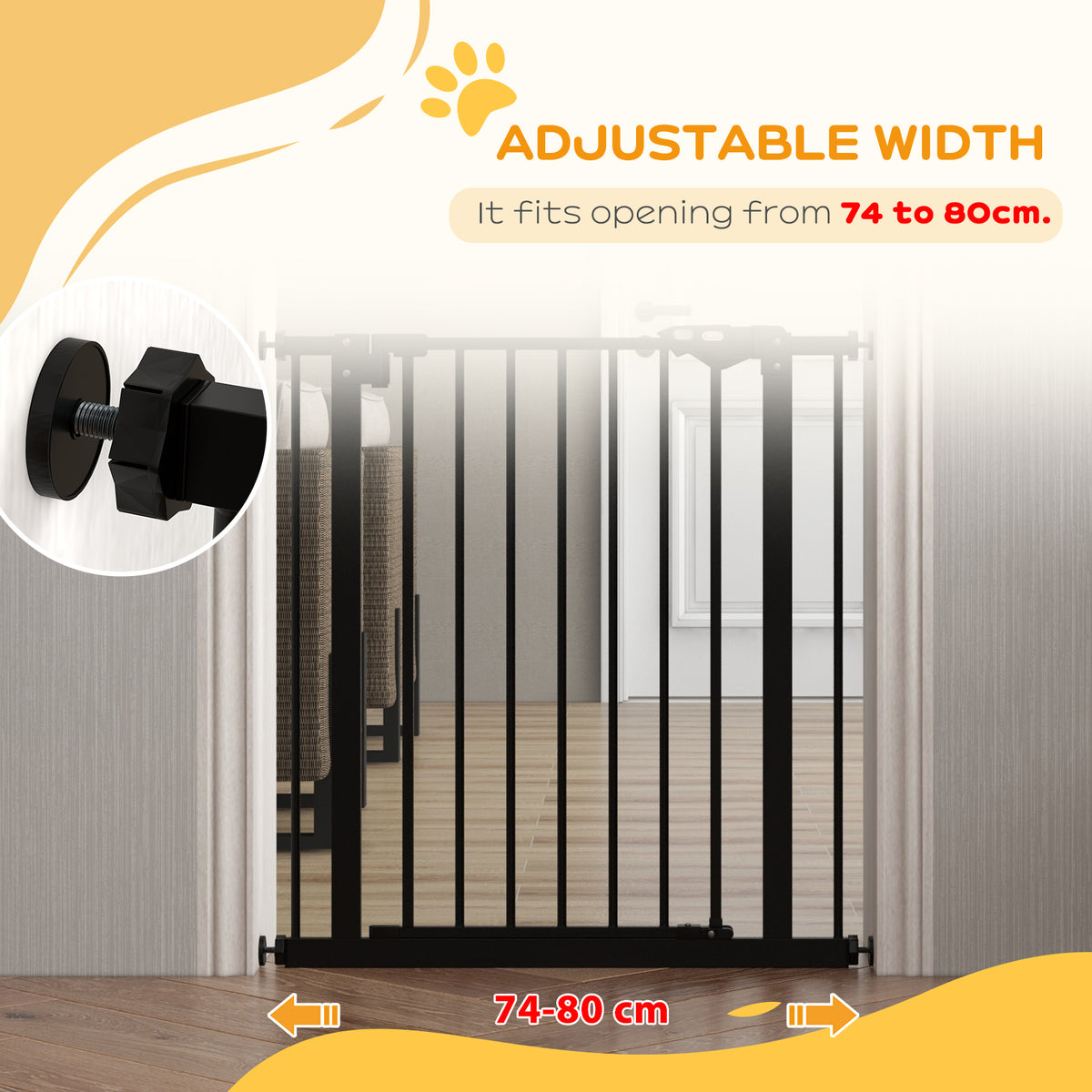 Auto-close pet safety gate – image 3