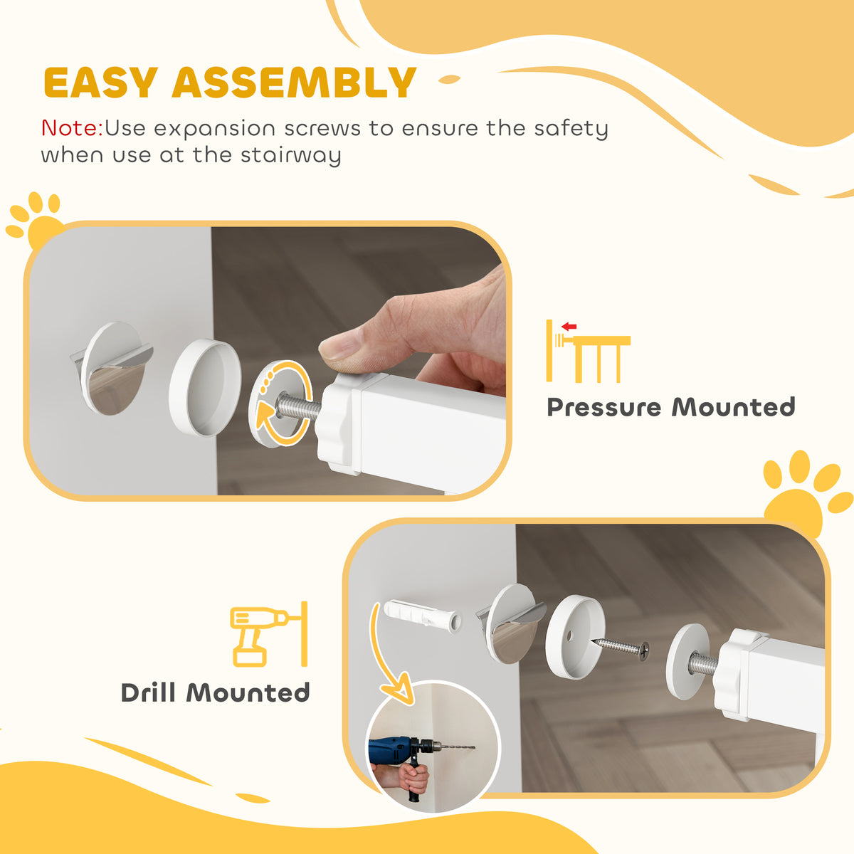 Auto-close metal pet gate – image 4