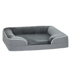 PawHut Memory Foam Dog Sofa Bed – Grey, 70cm – product view 1