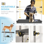 PawHut Folding Dog Grooming Table – 107cm – product view 4