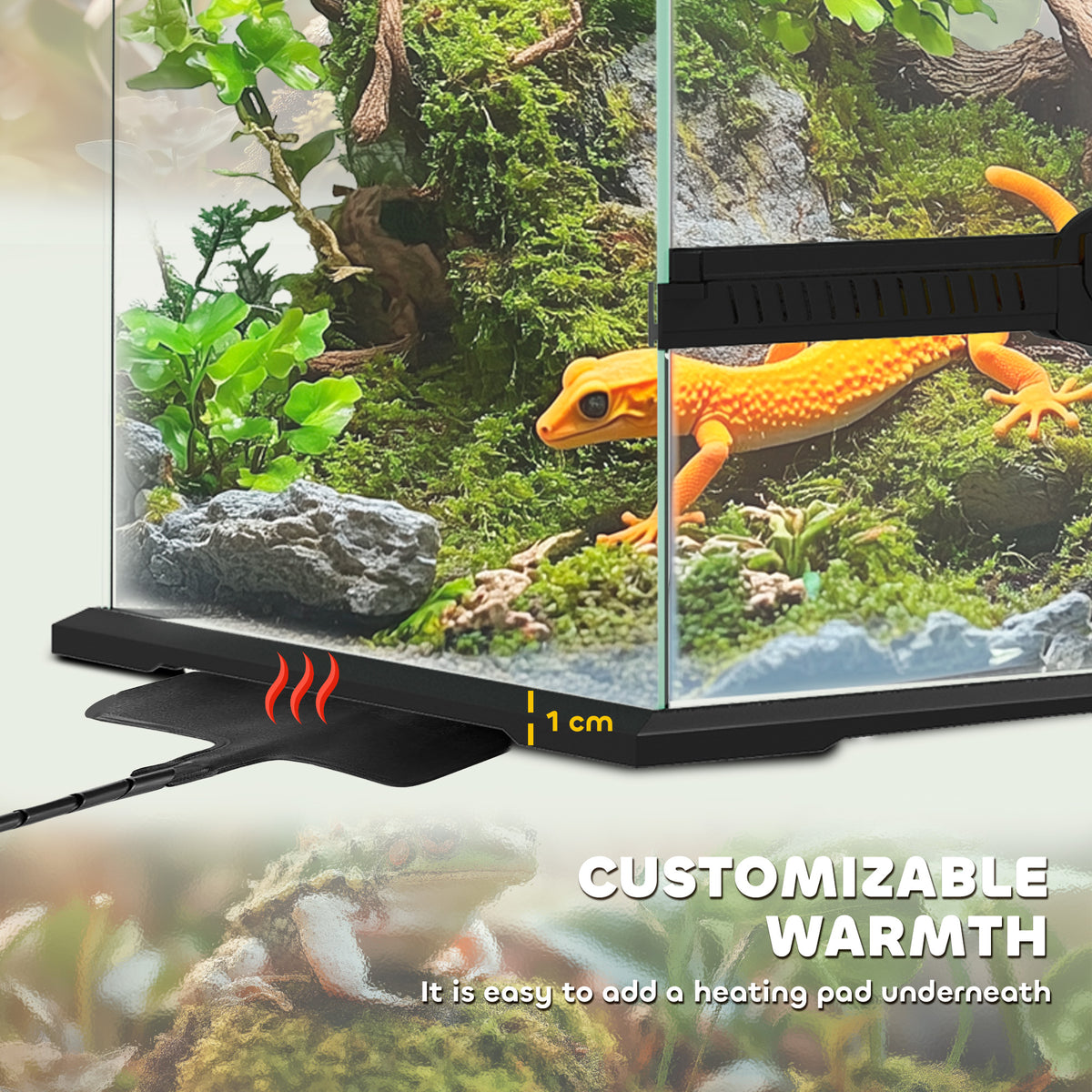 Ventilated reptile vivarium 40L – image 2