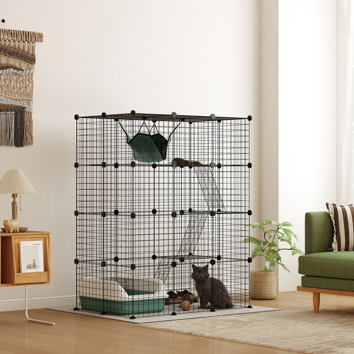Four-tier cat cage – image 3
