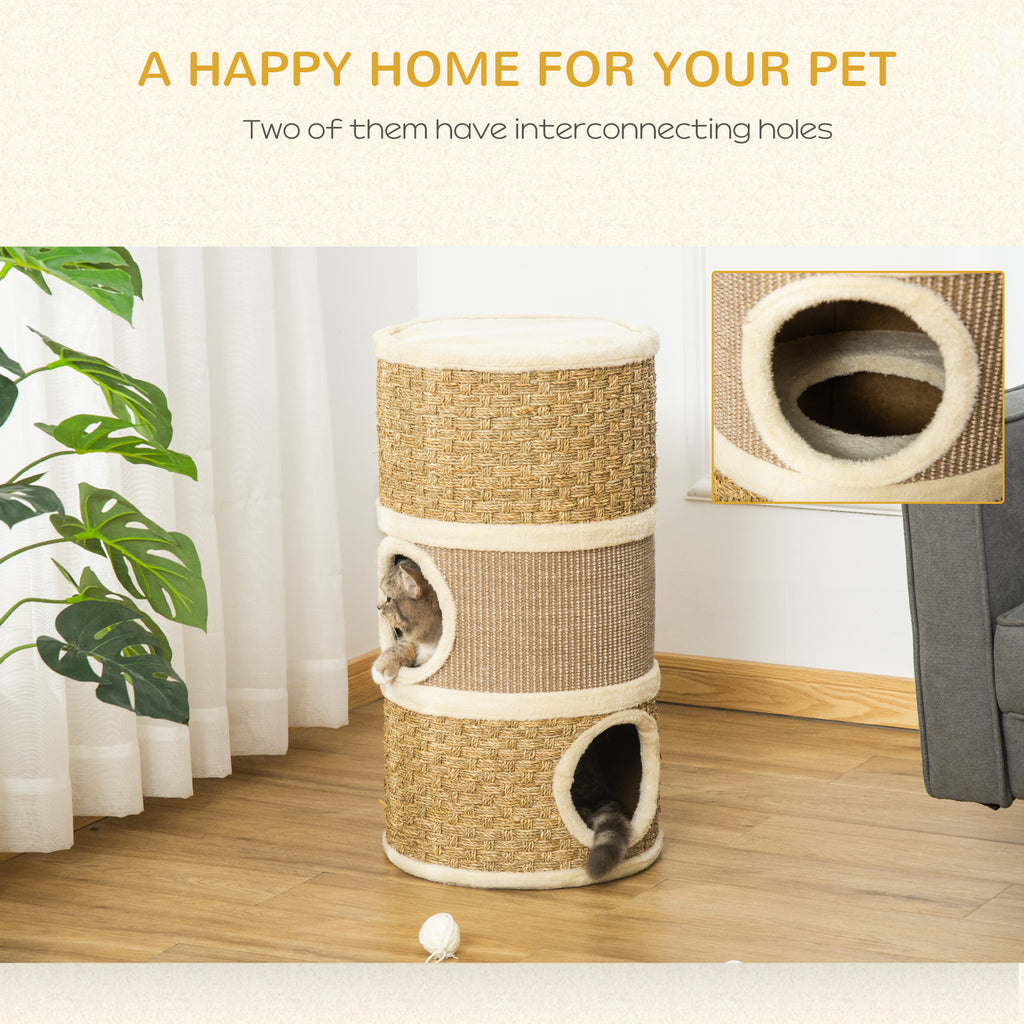 PawHut Cat Scratching Barrel – 70cm – product view 4