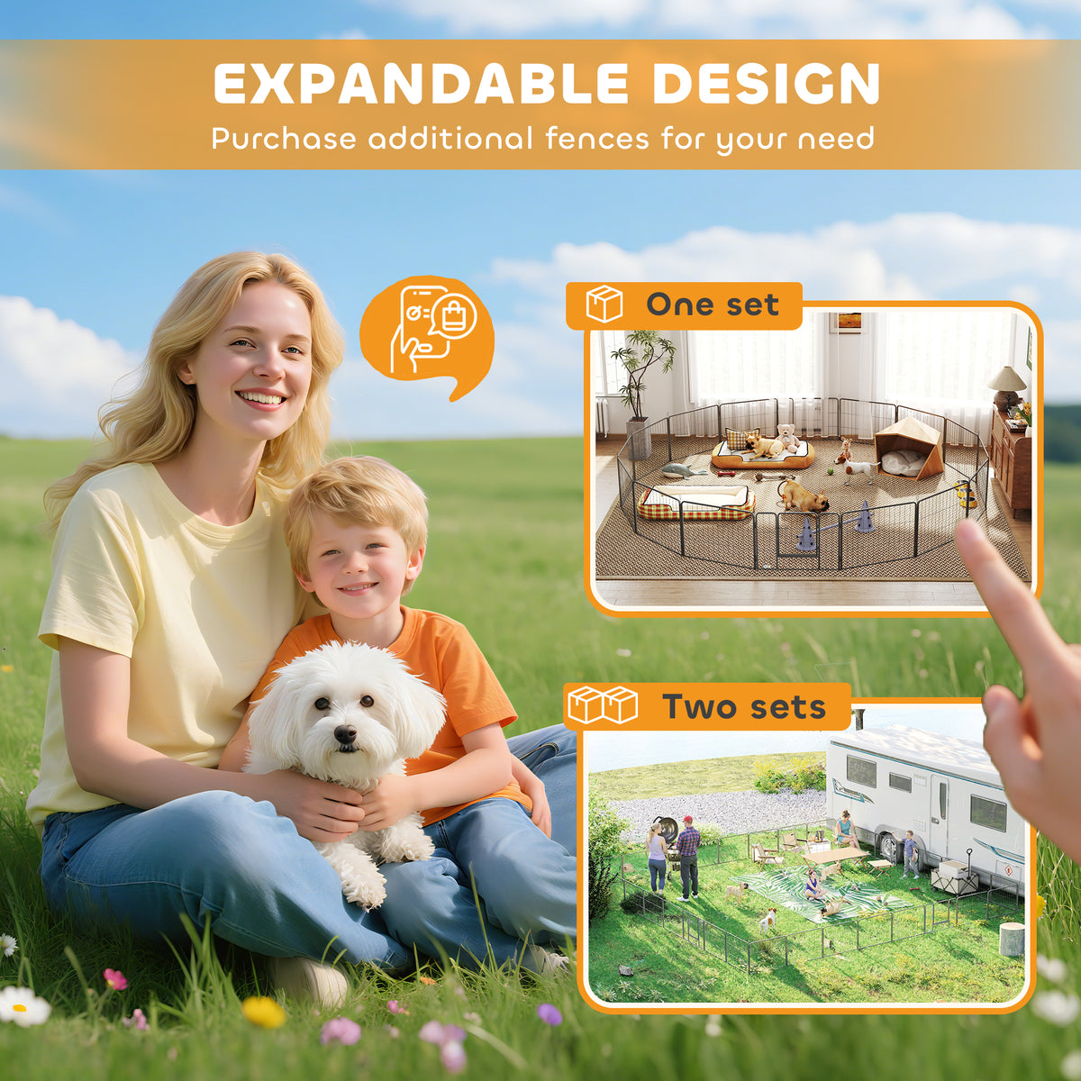 16-panel puppy playpen – image 3