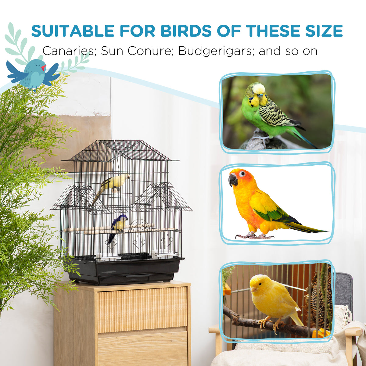 Metal bird cage – image 2