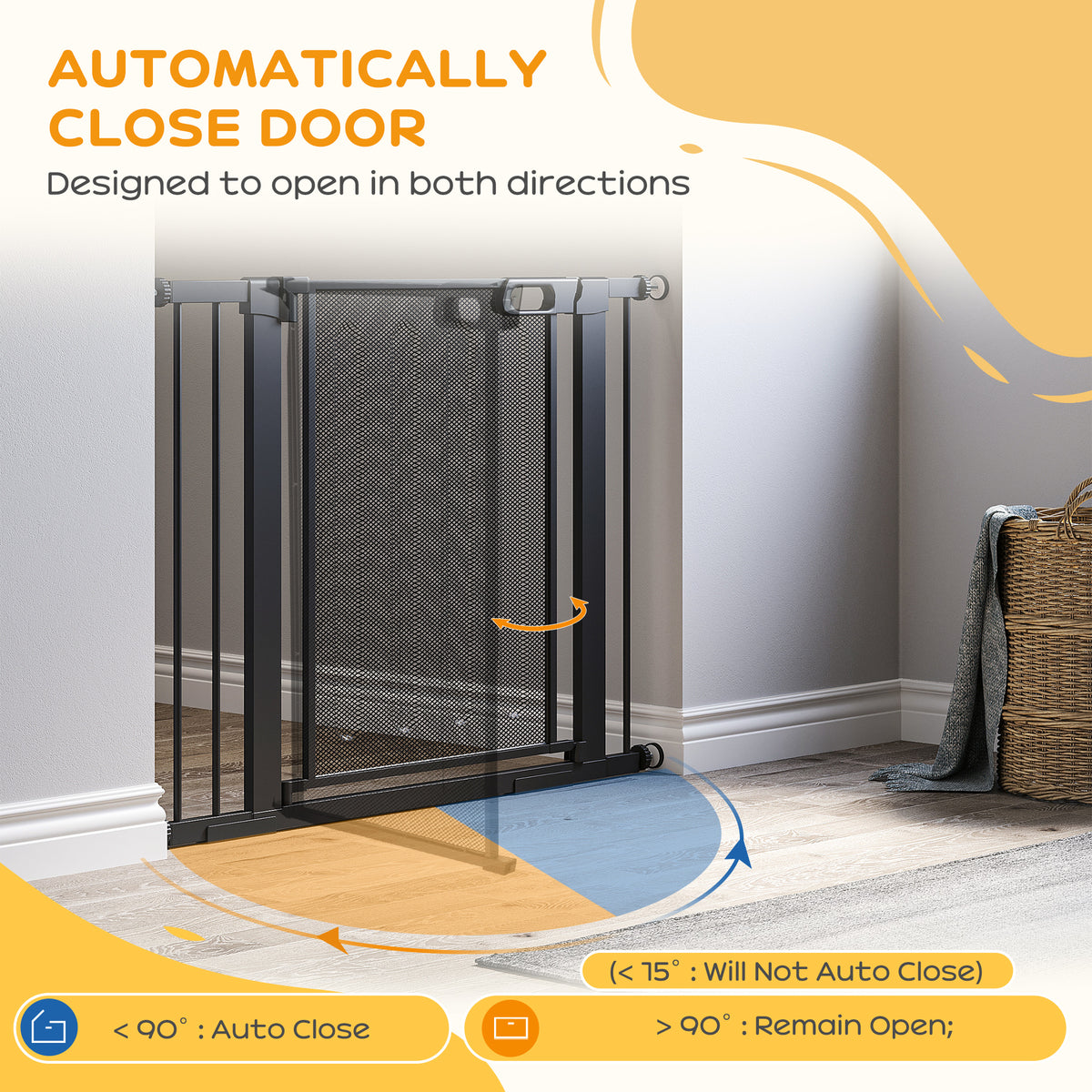 Pressure-fit safety gate with extension kit – image 4