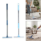 Pet Hair Rubber Broom with Adjustable Handle – product view 1