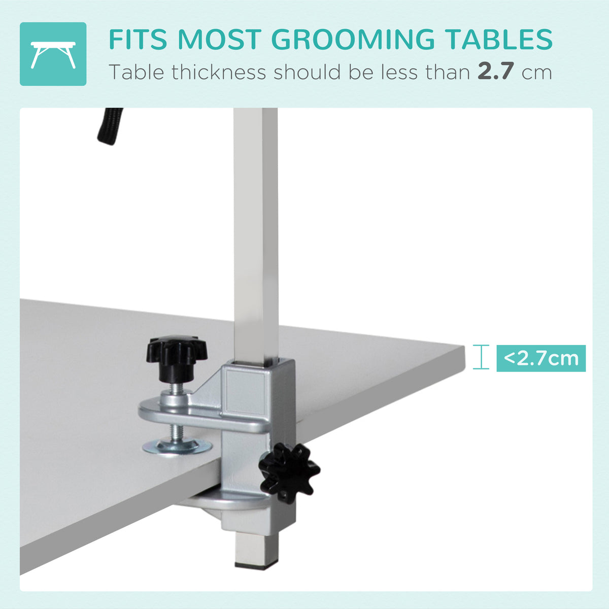 Adjustable pet grooming arm – image 3