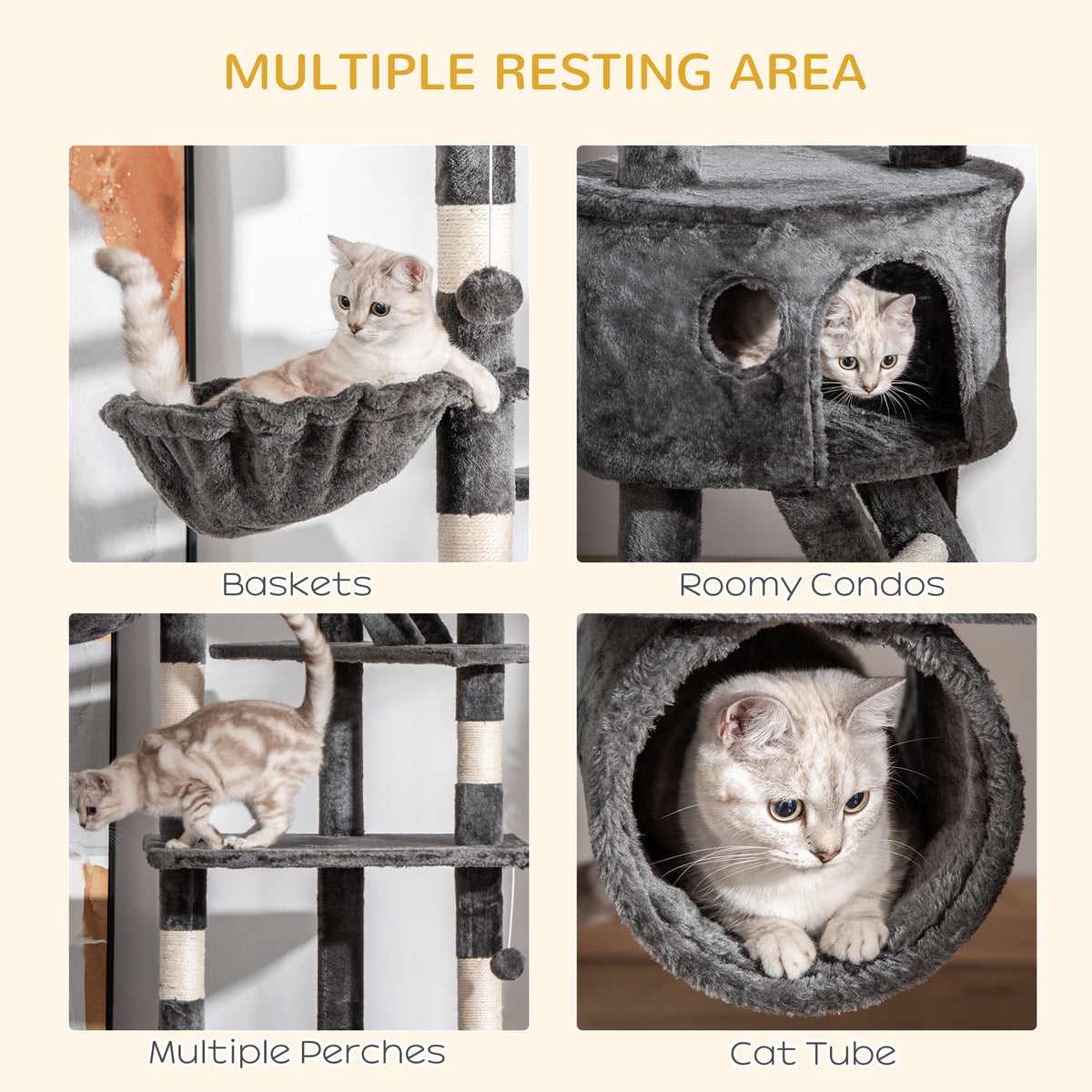 Floor-to-ceiling cat tree – image 4