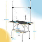 PawHut Folding Dog Grooming Table – 107cm – product view 3