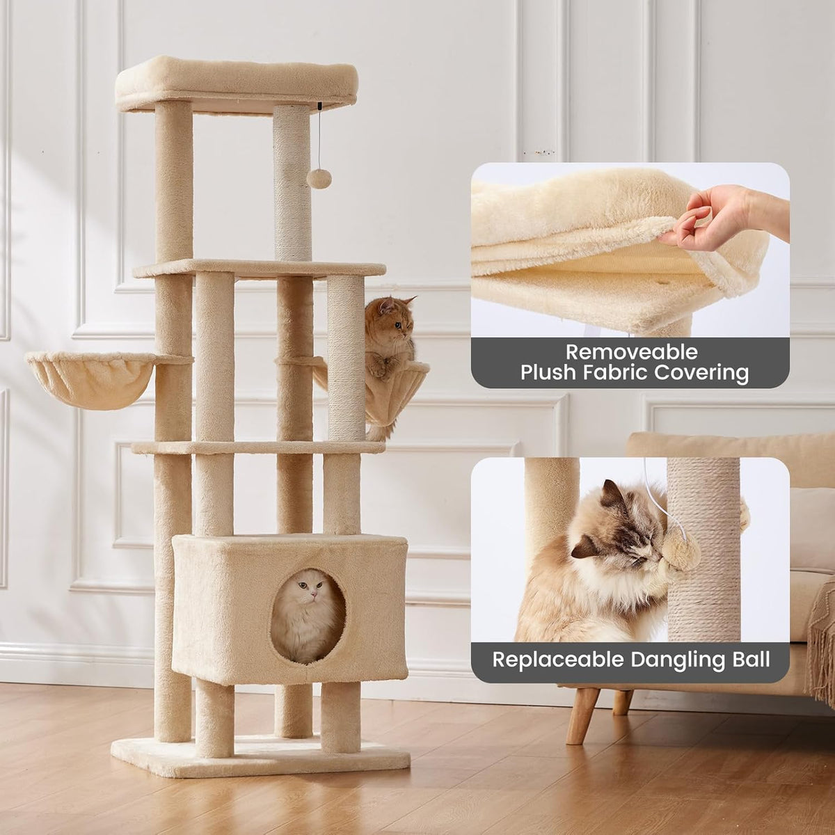 Six-level cat tree – image 1