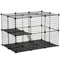 PawHut 39-Panel Small Animal Cage with Ramps – product view 1