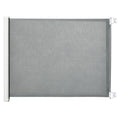 PawHut Retractable Pet Gate – Grey, 115cm – product view 1