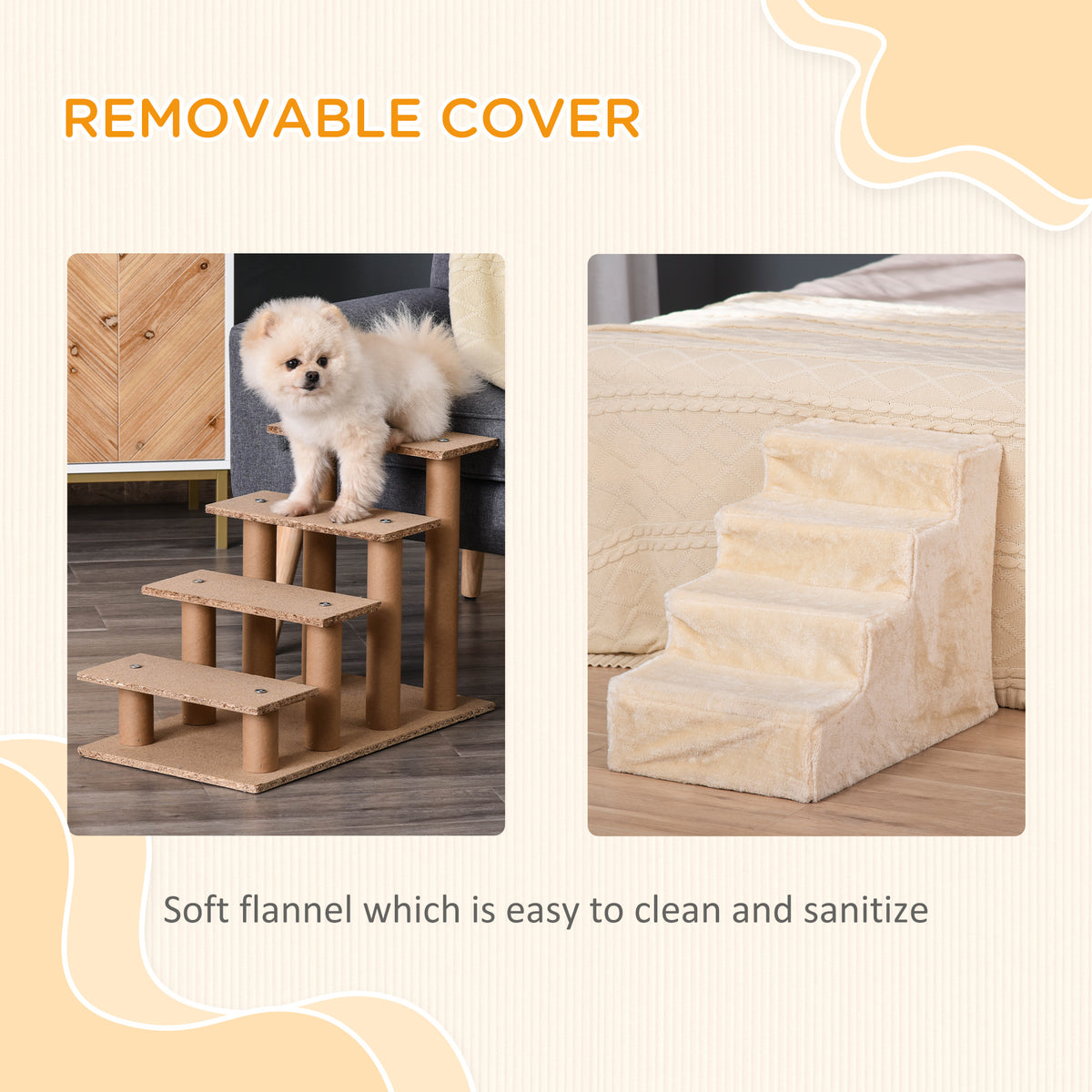 Four-step pet stairs – image 4