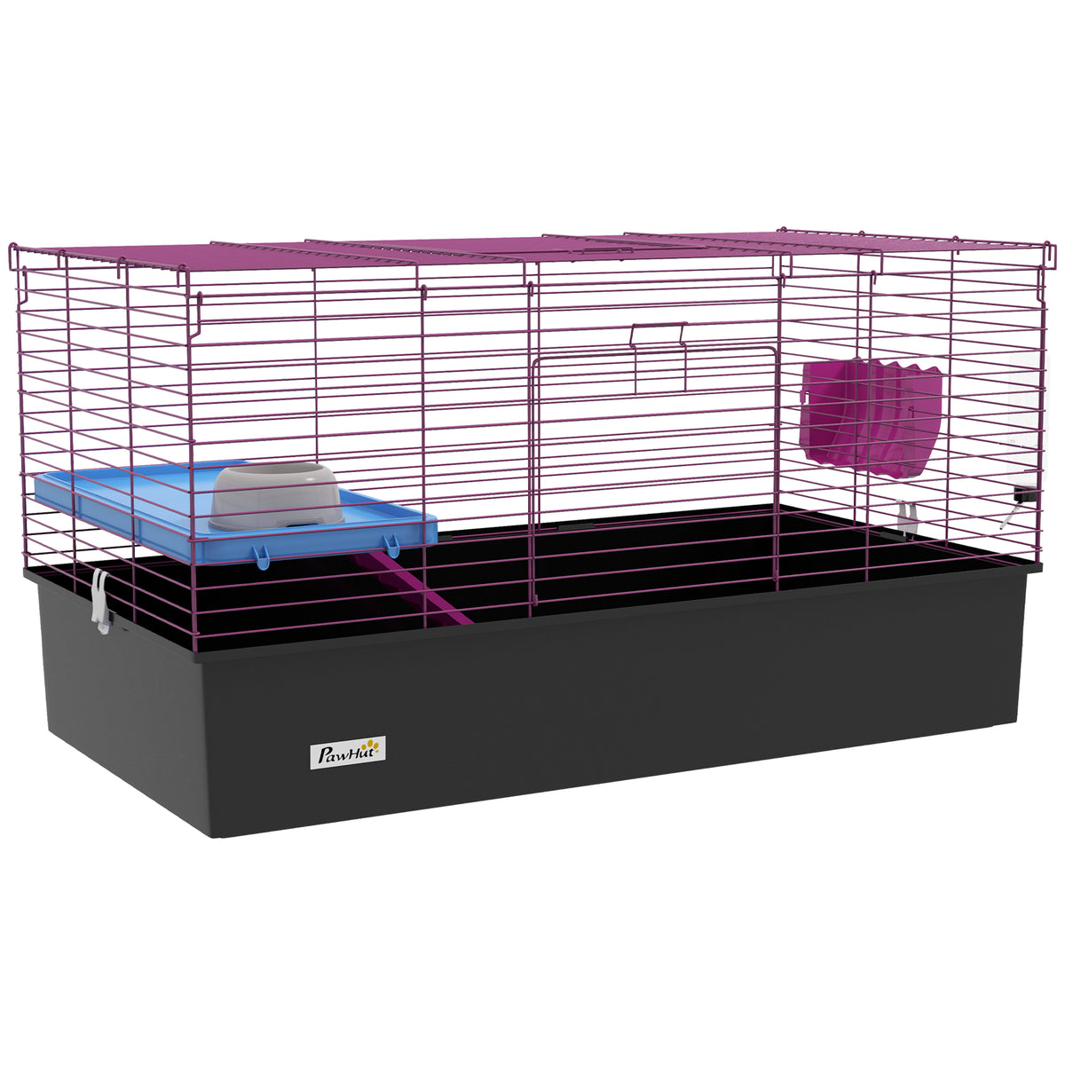 PawHut Small Animal Cage with Platform – 99cm – product view 1