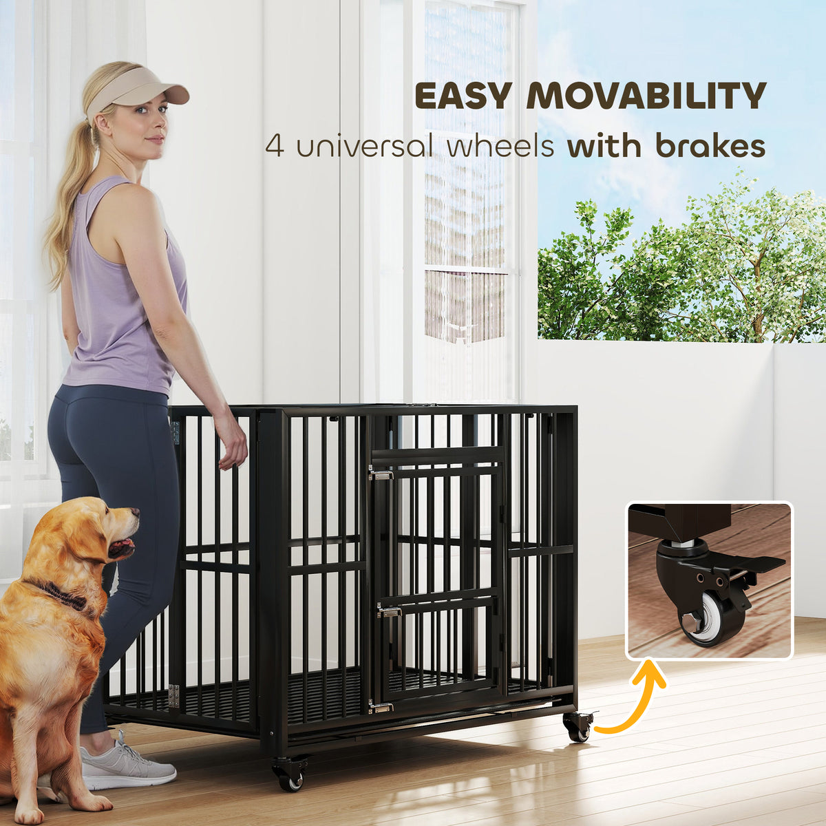 Folding dog crate – image 3