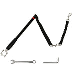 PawHut Bicycle Dog Lead with Elastic Section – product view 1