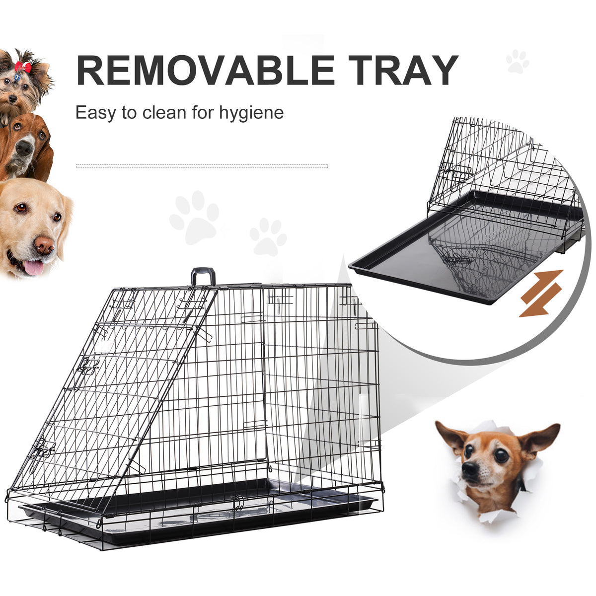Collapsible dog travel crate – image 3