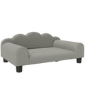 PawHut Small Dog Sofa with Armrests – Grey – product view 1